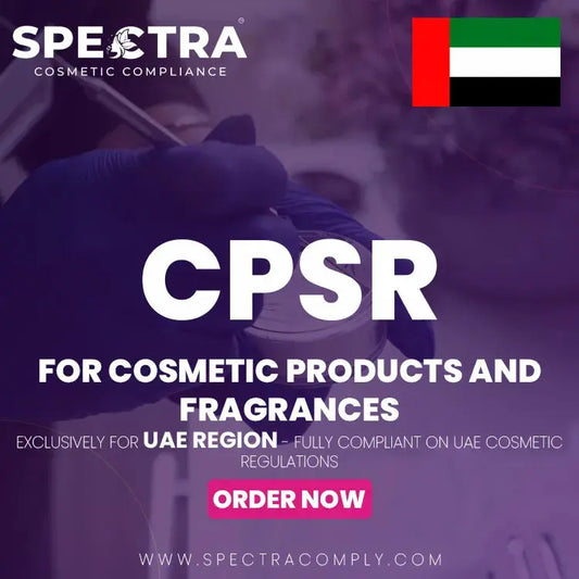 Spectra Cosmetic Compliance CPSR for cosmetic products and fragrances in the UAE region